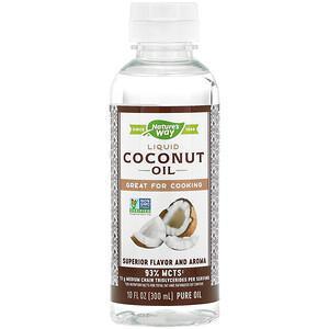 Nature's Way, Liquid Coconut Oil, 10 fl oz (300 ml) - Supply Center USA