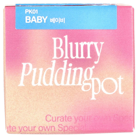 Fwee, Lip & Cheek Blurry Pudding Pot, PK01 Baby, 0.17 oz (5 g) - Supply Center USA