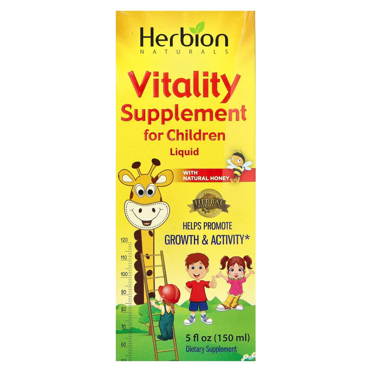 Herbion Naturals, Vitality Supplement For Children, With Natural Honey, 5 fl oz (150 ml) - Supply Center USA