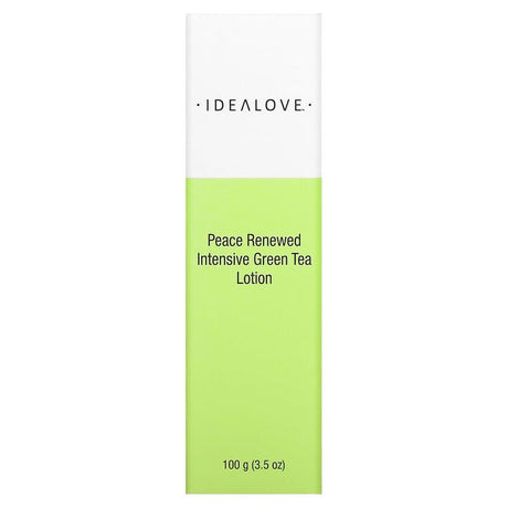 Idealove, Peace Renewed, Intensive Green Tea Lotion, 3.5 oz (100 g) - Supply Center USA