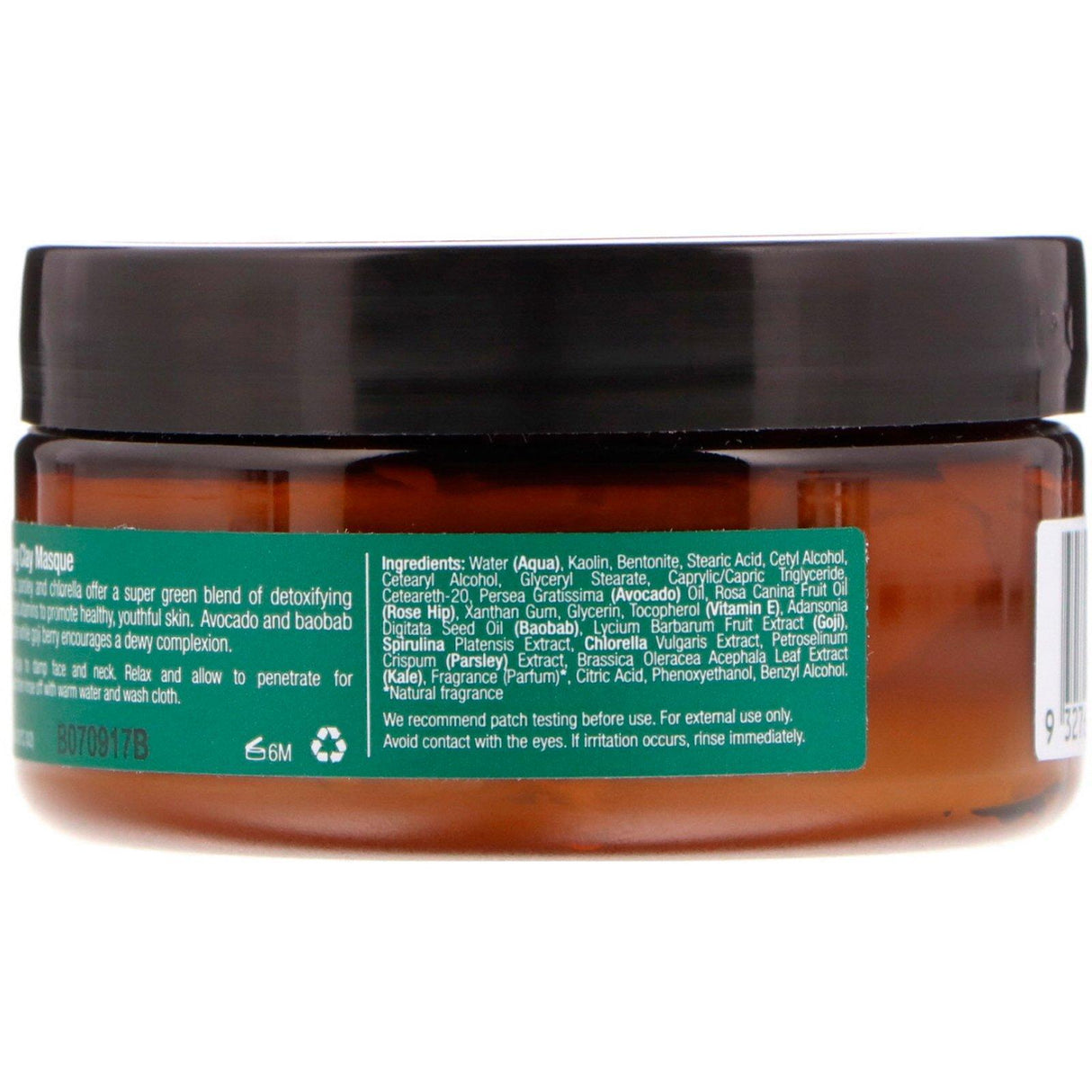 Sukin, Super Greens, Detoxifying Clay Masque, 3.38 fl oz (100 ml) - Supply Center USA