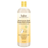 Babo Botanicals, Calming Shampoo, Bubble Bath & Wash, Lavender & Meadowsweet, 15 fl oz (450 ml) - Supply Center USA