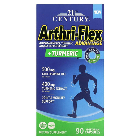 21st Century, Arthri-Flex Advantage + Turmeric, 90 Vegetarian Capsules - Supply Center USA