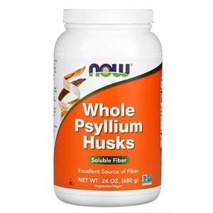 Now Foods, Whole Psyllium Husks, 24 oz (680 g) - Supply Center USA