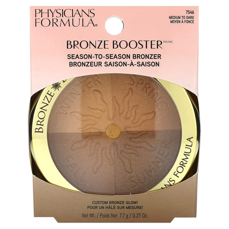 Physicians Formula, Bronze Booster, Season to Season Bronzer, Medium to Dark, 0.27 oz (7.7 g) - Supply Center USA