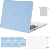 MOSISO Compatible with Macbook Pro 14 Inch Case 2024 2023 2022 2021 M4 M3 M2 M1 Pro Max A3112 A3185 A3401 A2918 A2992 A2779 A2442, Plastic Hard Shell&Keyboard Cover&Screen Film&Pouch, Black
