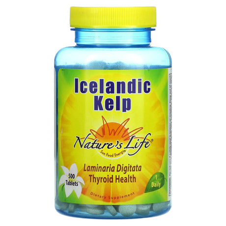 Nature's Life, Icelandic Kelp, 1,000 Tablets - Supply Center USA