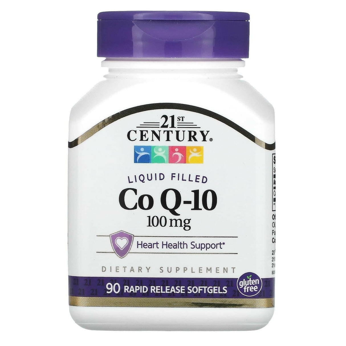 21st Century, Liquid Filled CoQ-10, 200 mg, 90 Rapid Release Softgels - Supply Center USA