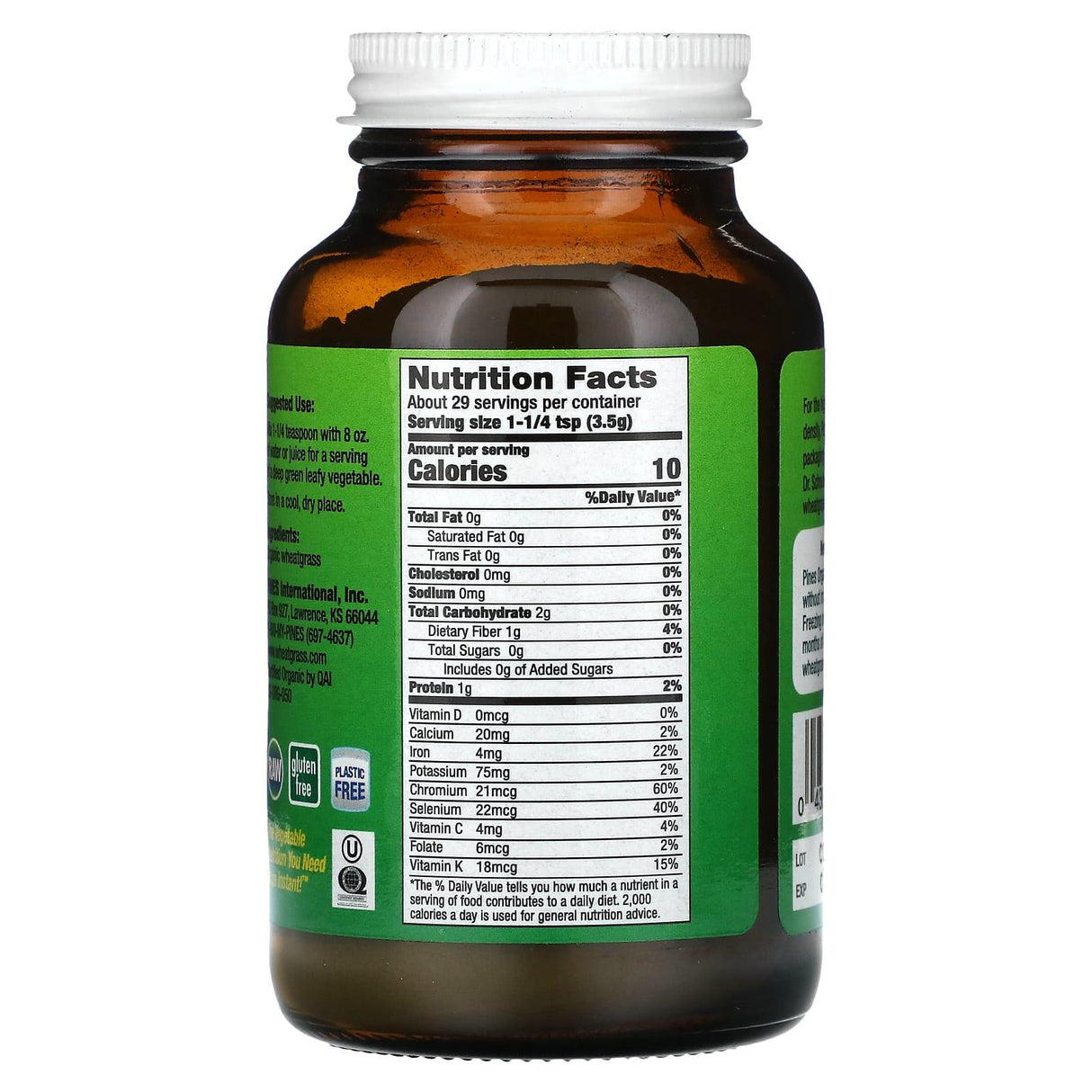 Pines International, Wheat Grass, Powder, 3.5 oz (100 g) - Supply Center USA