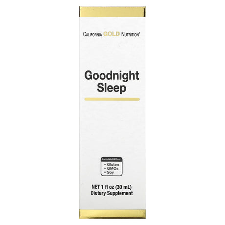 California Gold Nutrition, Goodnight Sleep, 1 fl oz (30 ml) - Supply Center USA