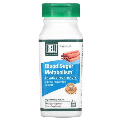 Bell Lifestyle, Blood Sugar Metabolism, 60 Veggie Capsules - Supply Center USA