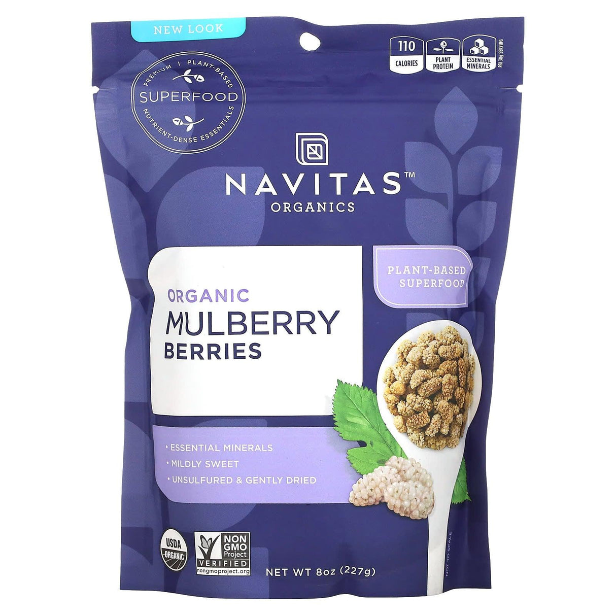 Navitas Organics, Organic Mulberry Berries, 8 oz (227 g) - Supply Center USA