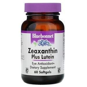 Bluebonnet Nutrition, Zeaxanthin Plus Lutein, 60 Softgels - Supply Center USA