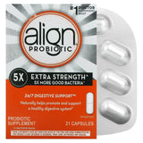 Align Probiotics, 24/7 Digestive Support, Probiotic Supplement, Extra Strength, 21 Capsules - Supply Center USA