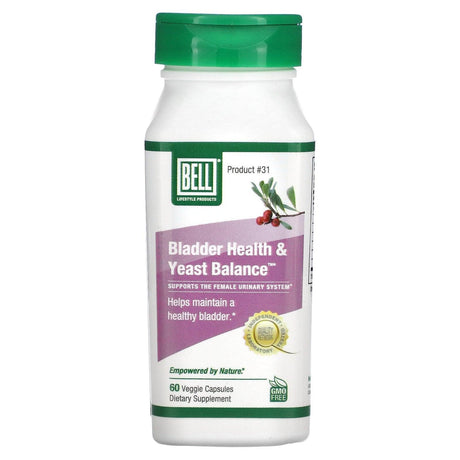 Bell Lifestyle, Bladder Health & Yeast Balance, 60 Veggie Capsules - Supply Center USA