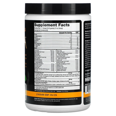 Controlled Labs, Orange OxiMega, Greens Antioxidant Complex, Spearmint, 11.53 oz (327 g) - Supply Center USA