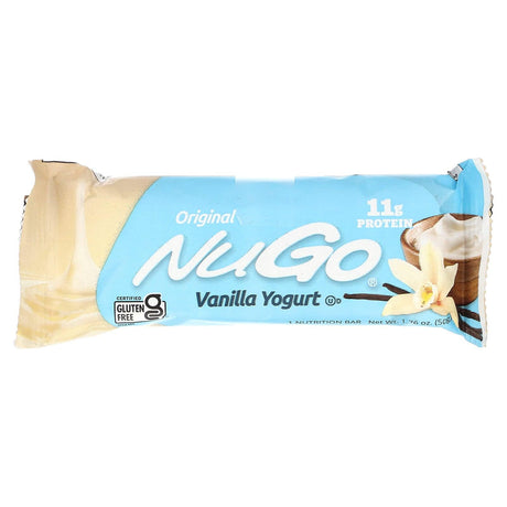 NuGo Nutrition, Original Bar, Vanilla Yogurt, 15 Bars, 1.76 oz (50 g) Each - Supply Center USA