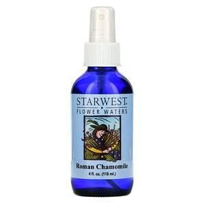 Starwest Botanicals, Flower Waters, Roman Chamomile, 4 fl oz (118 ml) - HealthCentralUSA