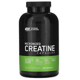 Optimum Nutrition, Micronized Creatine Capsules, 2.5 g, 200 Capsules - Supply Center USA