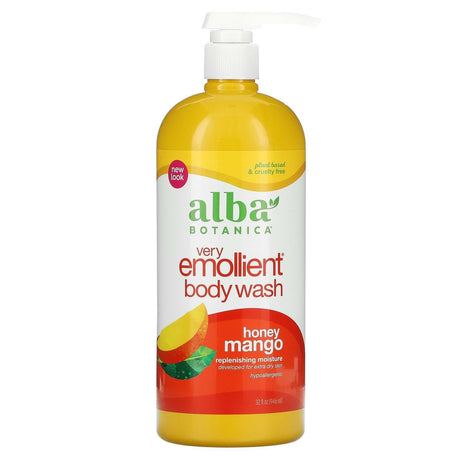 Alba Botanica, Very Emollient Body Wash, Coconut Rescue, 32 fl oz (946 ml) - Supply Center USA