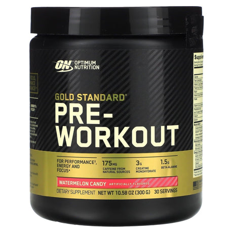 Optimum Nutrition, Gold Standard Pre-Workout, Fruit Punch, 10.58 oz (300 g) - Supply Center USA