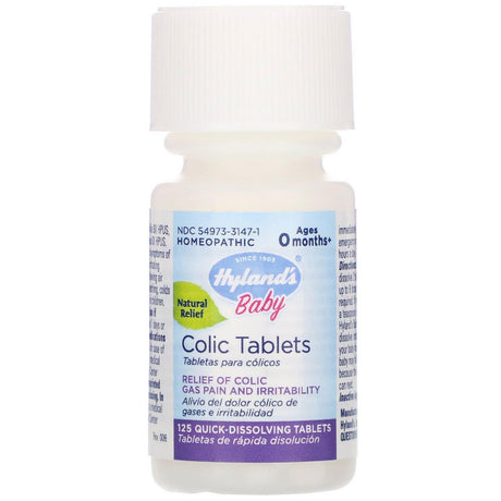 Hyland's, Baby, Colic Tablets, Ages 0 Months+, 125 Quick-Dissolving Tablets - Supply Center USA