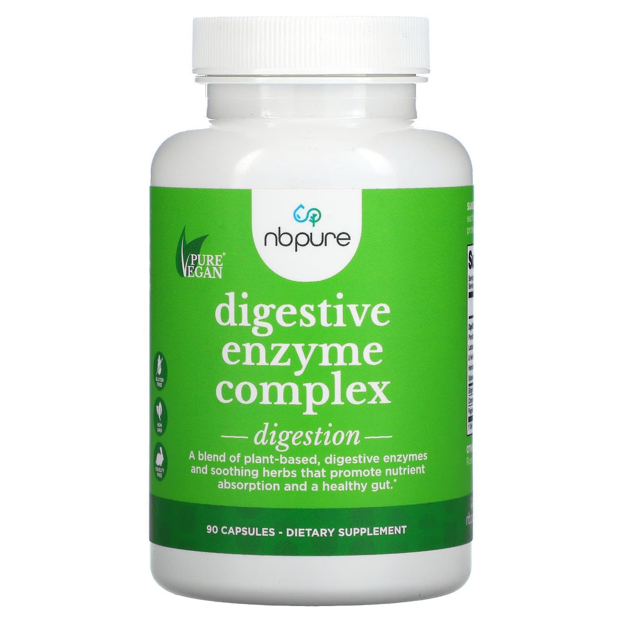 NB Pure, Digestive Enzyme Complex, 90 Capsules - Supply Center USA