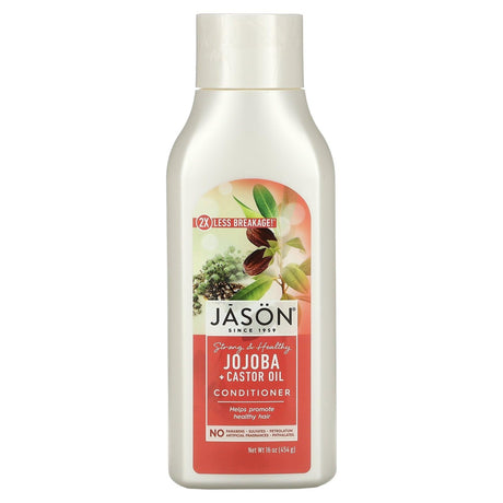 Jason Natural, Jojoba + Castor Oil Conditioner, 16 oz (454 g) - Supply Center USA