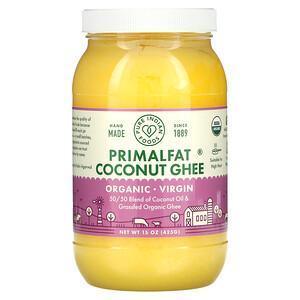 Pure Indian Foods, Organic & Virgin PrimalFat Coconut Ghee, 15 oz (425 g) - Supply Center USA