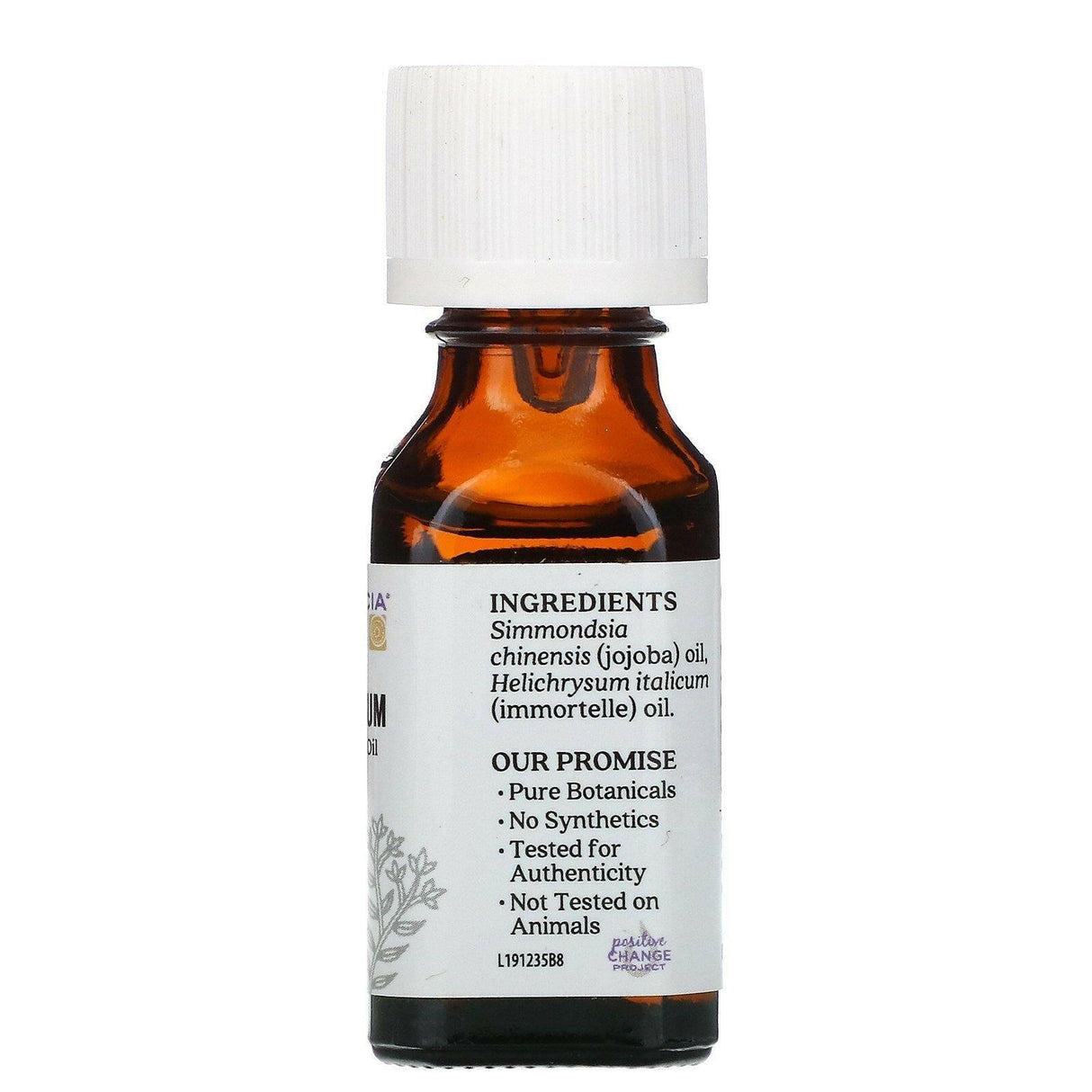 Aura Cacia, Pure Essential Oils, Helichrysum, .5 fl oz (15 ml) - Supply Center USA