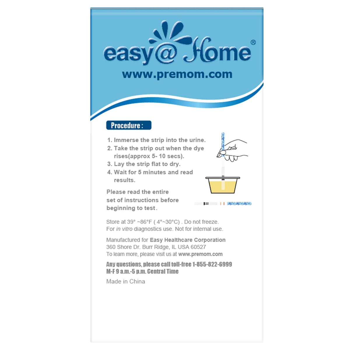 Easy@Home, Ovulation Test, 25 Tests - Supply Center USA