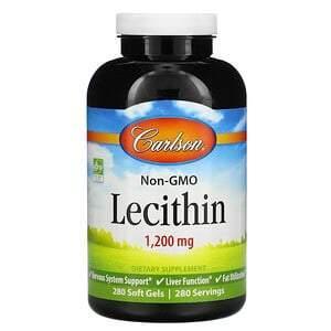 Carlson Labs, Lecithin, 1,200 mg, 280 Soft Gels - Supply Center USA