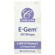 Carlson, E-Gem Oil Drops, 2 fl oz (60 ml) - Supply Center USA