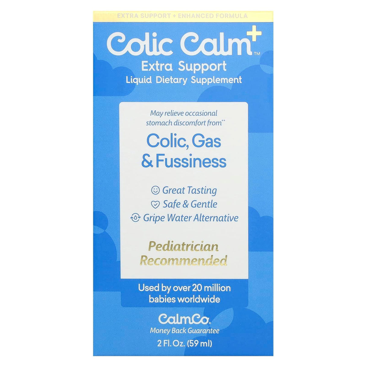 Colic Calm, Colic, Gas & Fussiness, Extra Support, 2 fl oz (59 ml) - Supply Center USA