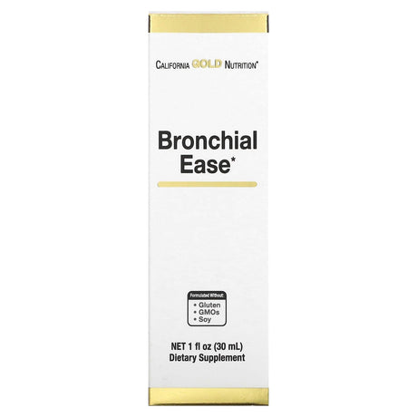 California Gold Nutrition, Bronchial Ease, 1 fl oz (30 ml) - Supply Center USA