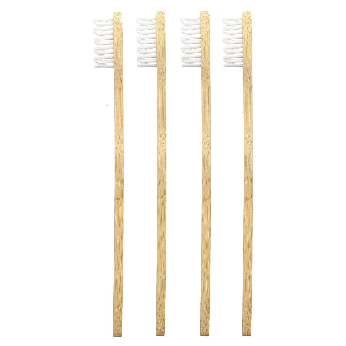 Plus Ultra, Bamboo Toothbrushes, Adult, Soft, 4 Pack - Supply Center USA