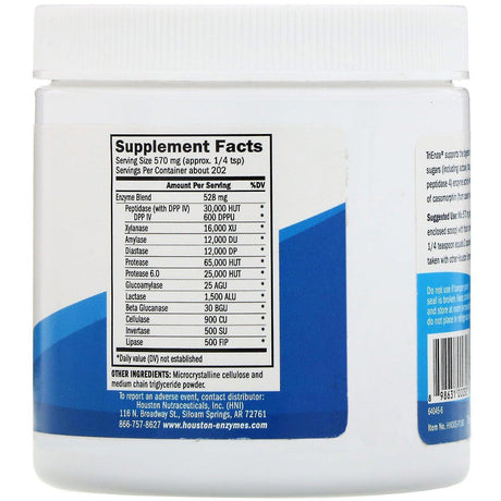 Houston Enzymes, TriEnza Powder, 115 g - Supply Center USA