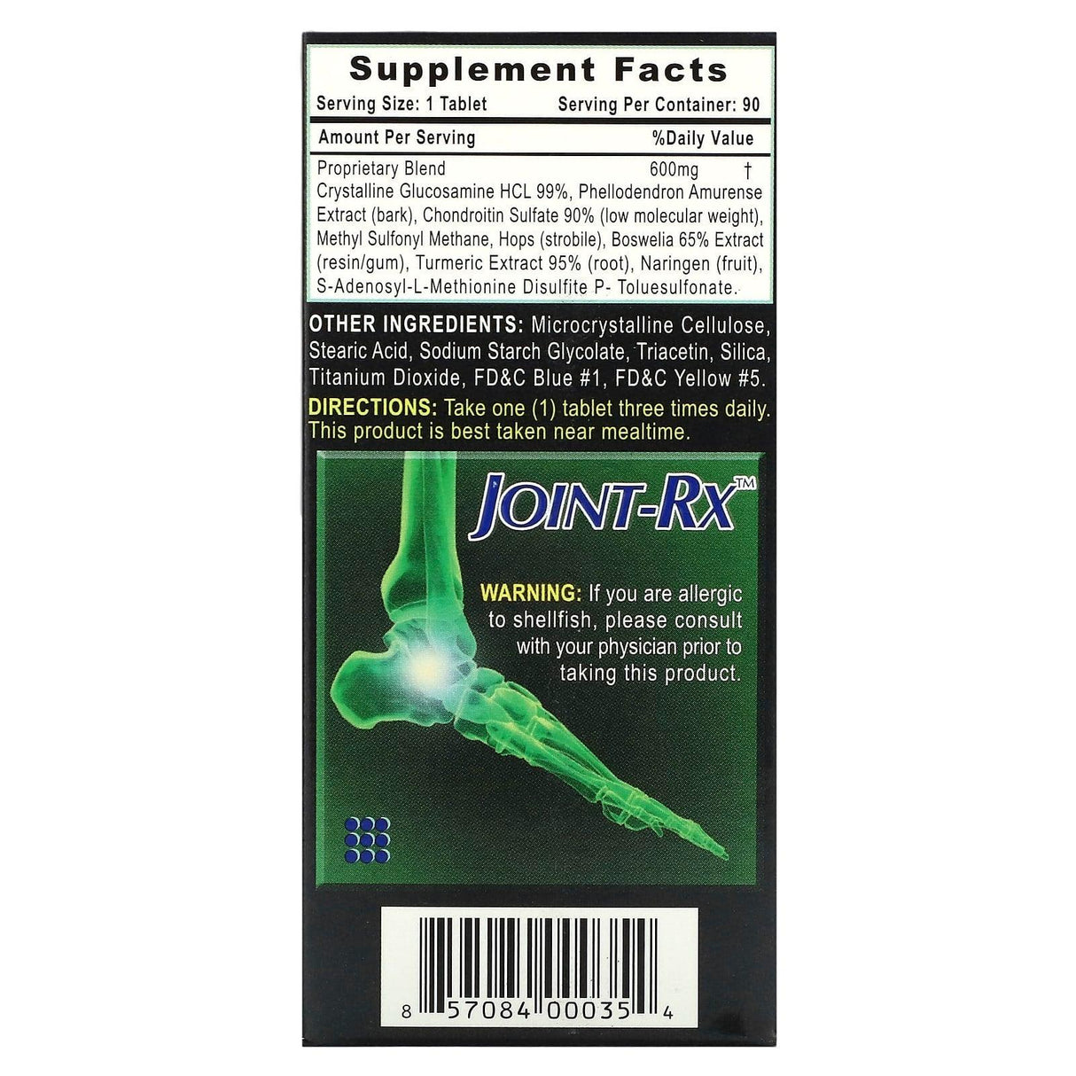 Hi Tech Pharmaceuticals, Joint-Rx, 600 mg, 90 Tablets - Supply Center USA