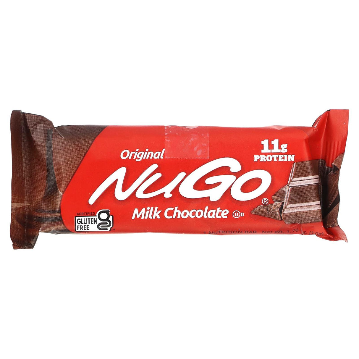 NuGo Nutrition, Original Bar, Milk Chocolate, 15 Bars, 1.76 oz (50 g) Each - Supply Center USA