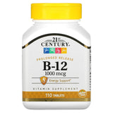 21st Century, B-12, 500 mcg, 110 Tablets - Supply Center USA