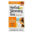21st Century, Herbal Slimming Tea, Orange Spice, Caffeine Free, 24 Tea Bags, 1.7 oz (48 g) - Supply Center USA