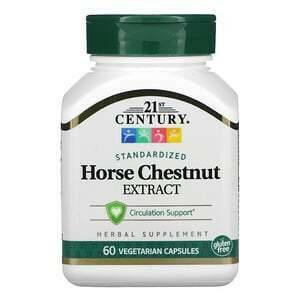 21st Century, Horse Chestnut Extract, Standardized, 60 Vegetarian Capsules - Supply Center USA