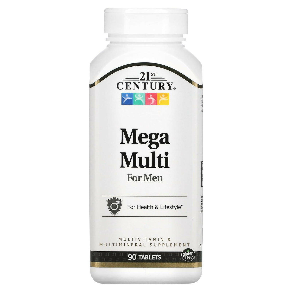 21st Century, Mega Multi for Men, Multivitamin & Multimineral, 90 Tablets - Supply Center USA