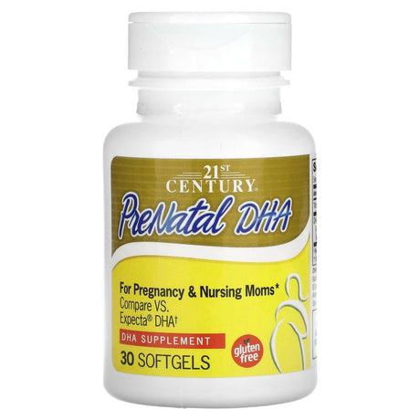 21st Century, PreNatal DHA, 30 Softgels - Supply Center USA