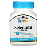 21st Century, Selenium, 200 mcg, 60 Capsules - Supply Center USA