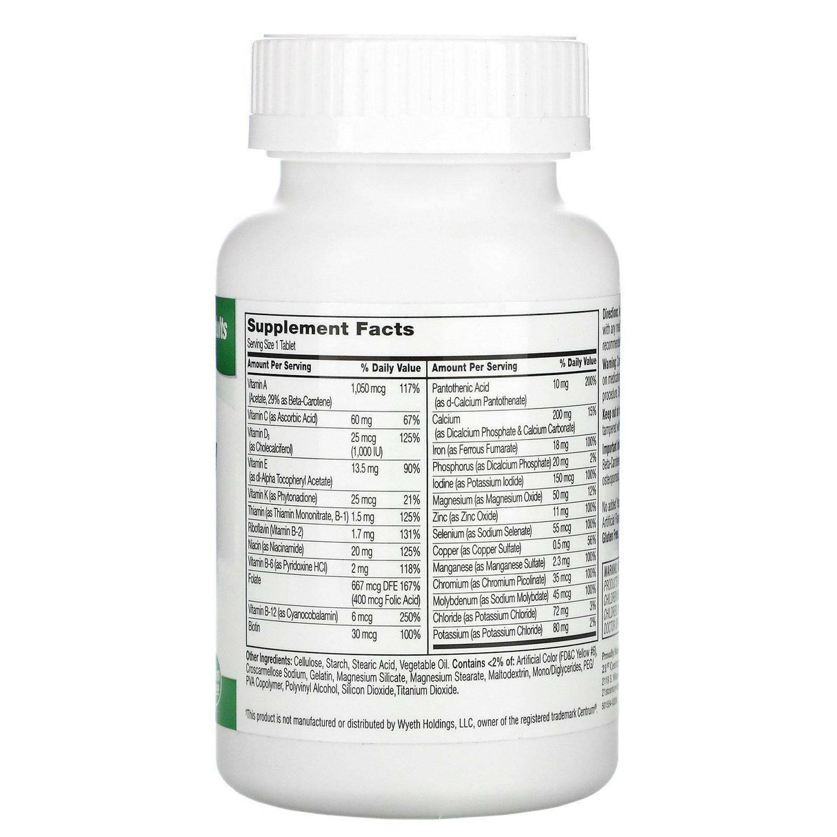 21st Century, Sentry, Adults Multivitamin & Multimineral Supplement, 130 Tablets - Supply Center USA