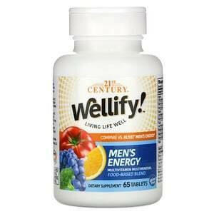 21st Century, Wellify! Men's Energy, Multivitamin Multimineral, 65 Tablets - Supply Center USA