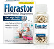 Florastor Probiotics for Digestive & Immune Health, 100 Capsules, Probiotics for Women & Men, Dual Action Helps Flush Out Bad Bacteria & Boosts the Good with Our Unique Strain Saccharomyces Boulardii - Supply Center USA