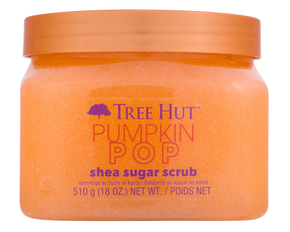 Tree Hut Blue Lagoon Shea Sugar Scrub | Exfoliating Body Scrub Removes Dead, Dry Skin for a Soft & Hydrated Feel | Nourishing Essential Body Care | 18 Fl Oz.