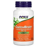 Now Foods, CurcuBrain, Cognitive Support, 400 mg, 50 Veg Capsules - Supply Center USA